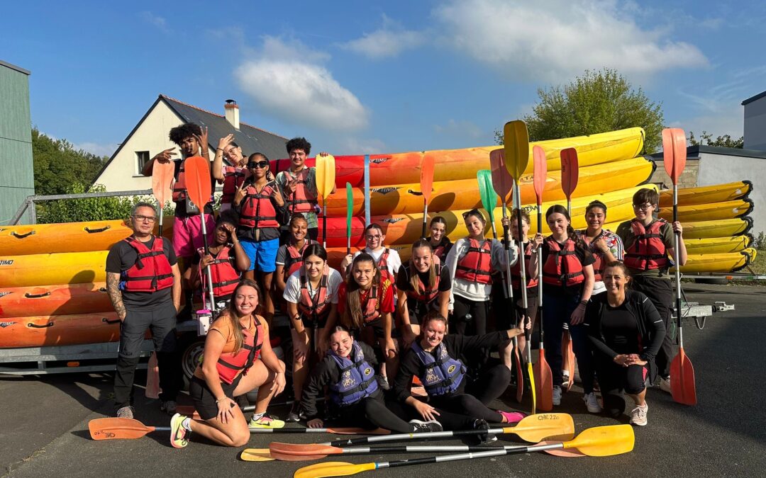 TASSP1 : sortie cohésion de classe au club Kayak (avec + de photos !)